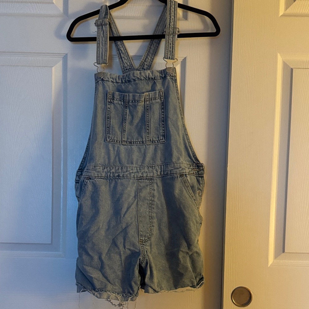 Universal Thread Light Blue Denim Romper